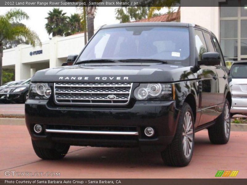 Santorini Black Metallic / Jet 2012 Land Rover Range Rover Supercharged