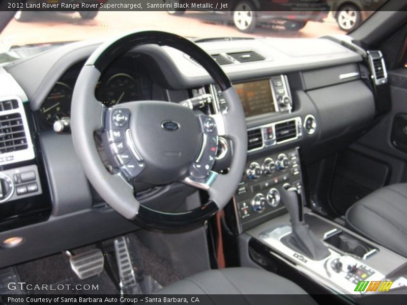 Dashboard of 2012 Range Rover Supercharged