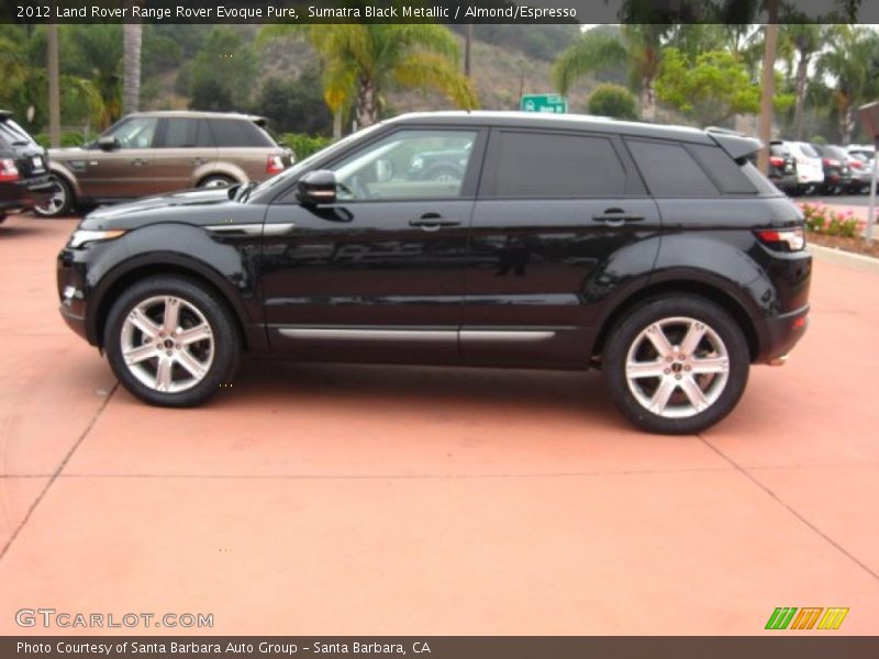  2012 Range Rover Evoque Pure Sumatra Black Metallic