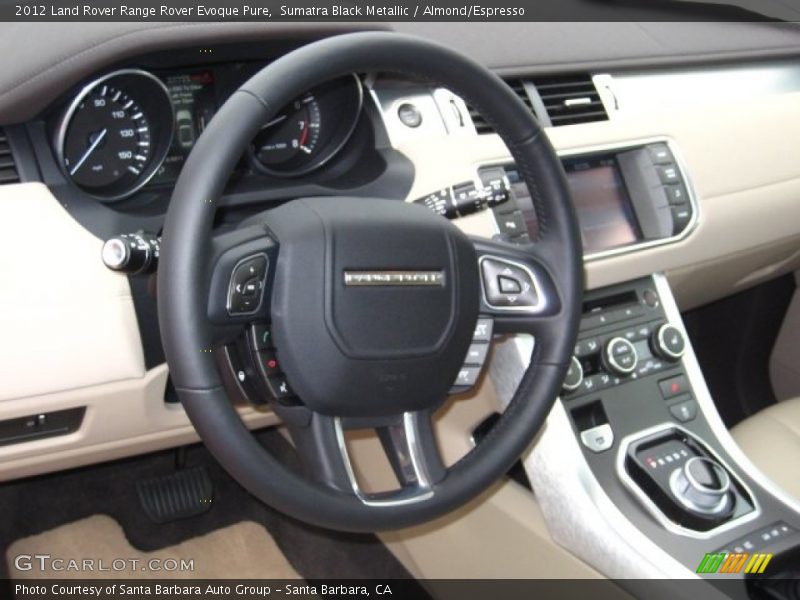  2012 Range Rover Evoque Pure Steering Wheel