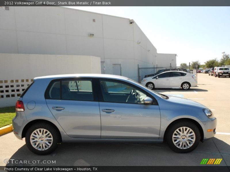 Shark Blue Metallic / Titan Black 2012 Volkswagen Golf 4 Door