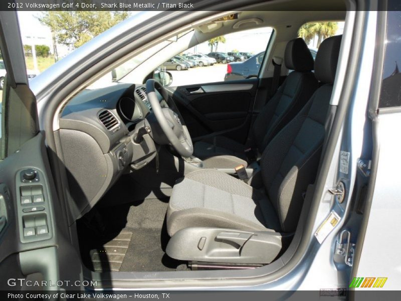 Shark Blue Metallic / Titan Black 2012 Volkswagen Golf 4 Door