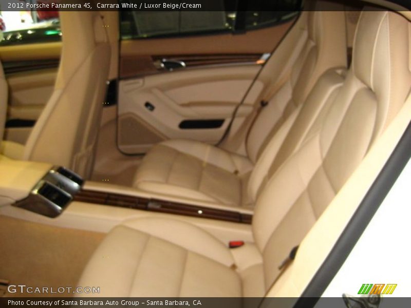 Carrara White / Luxor Beige/Cream 2012 Porsche Panamera 4S