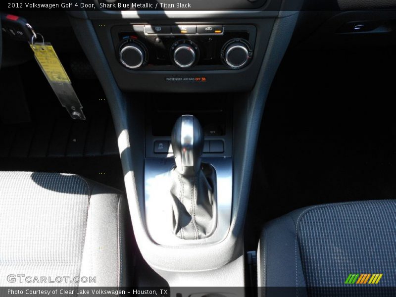 Shark Blue Metallic / Titan Black 2012 Volkswagen Golf 4 Door