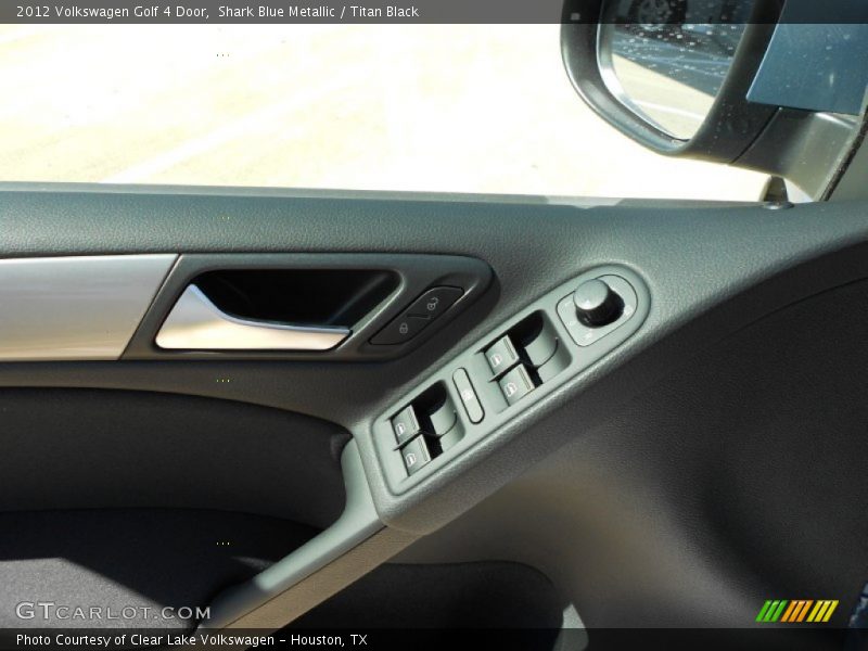 Shark Blue Metallic / Titan Black 2012 Volkswagen Golf 4 Door