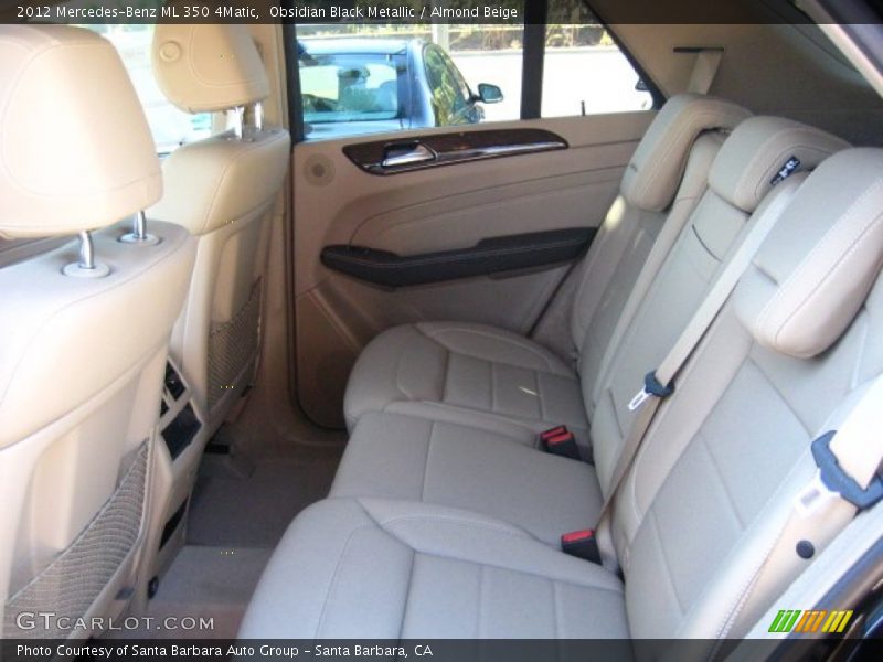 Obsidian Black Metallic / Almond Beige 2012 Mercedes-Benz ML 350 4Matic