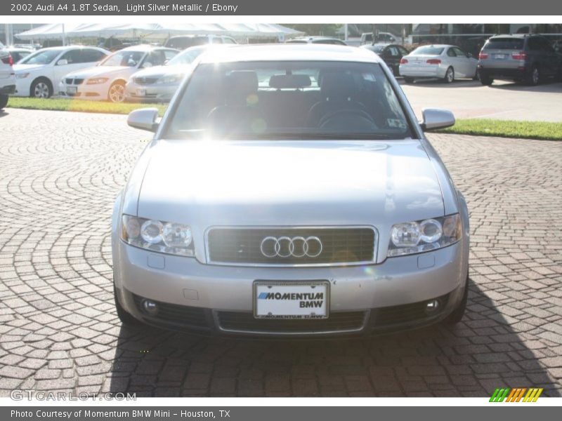 Light Silver Metallic / Ebony 2002 Audi A4 1.8T Sedan