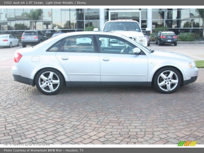 Light Silver Metallic / Ebony 2002 Audi A4 1.8T Sedan