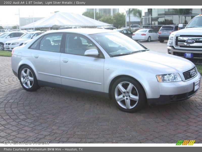 Light Silver Metallic / Ebony 2002 Audi A4 1.8T Sedan