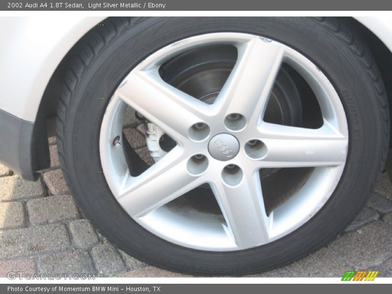 Light Silver Metallic / Ebony 2002 Audi A4 1.8T Sedan