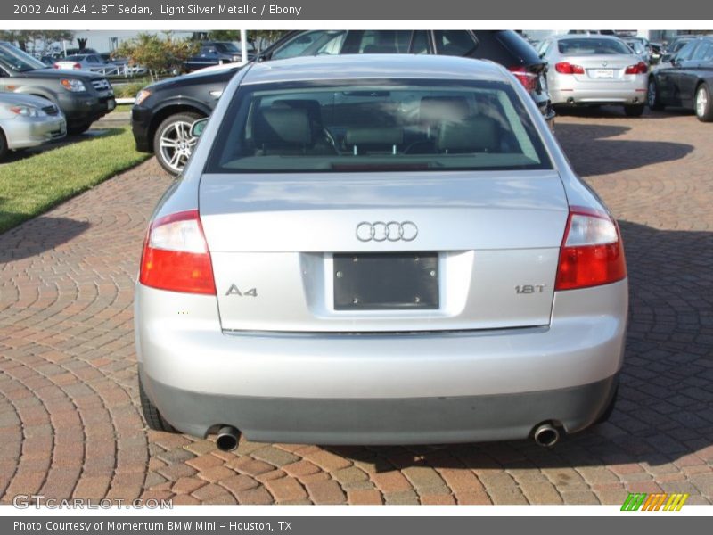 Light Silver Metallic / Ebony 2002 Audi A4 1.8T Sedan