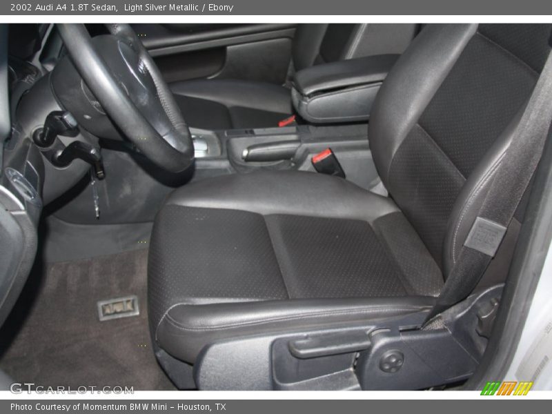 Light Silver Metallic / Ebony 2002 Audi A4 1.8T Sedan