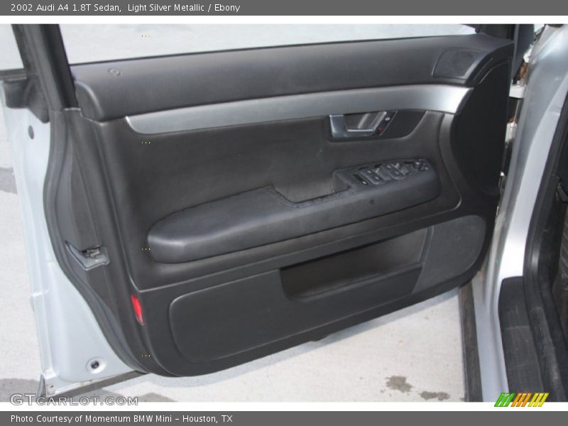 Light Silver Metallic / Ebony 2002 Audi A4 1.8T Sedan