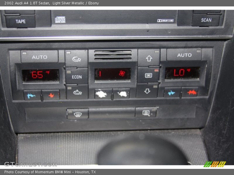 Controls of 2002 A4 1.8T Sedan