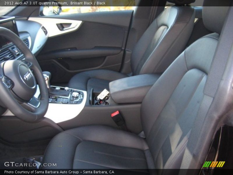  2012 A7 3.0T quattro Premium Black Interior
