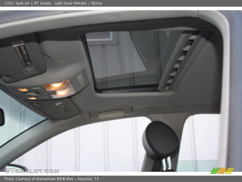 Light Silver Metallic / Ebony 2002 Audi A4 1.8T Sedan