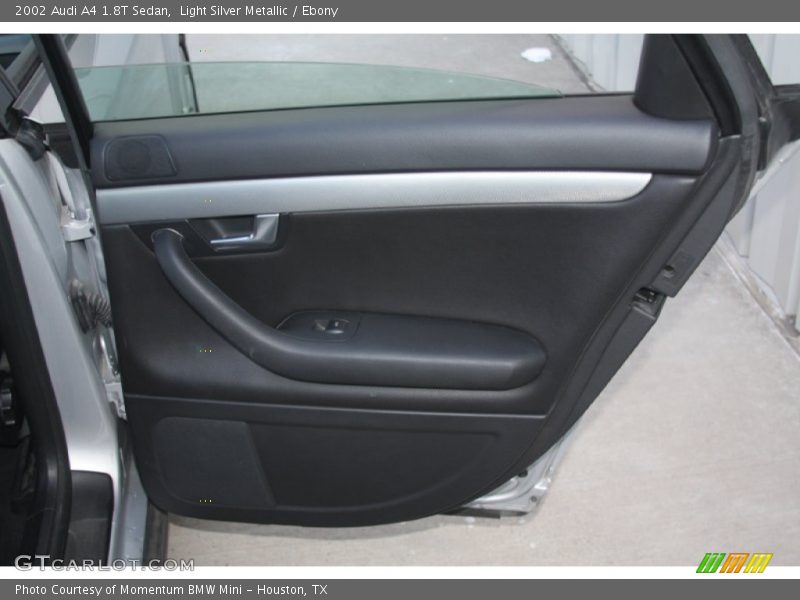 Light Silver Metallic / Ebony 2002 Audi A4 1.8T Sedan