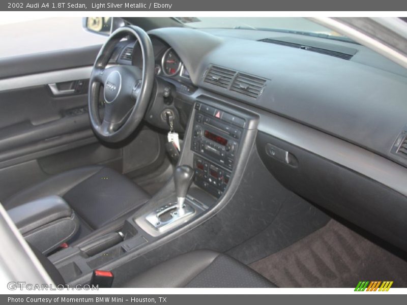 Light Silver Metallic / Ebony 2002 Audi A4 1.8T Sedan