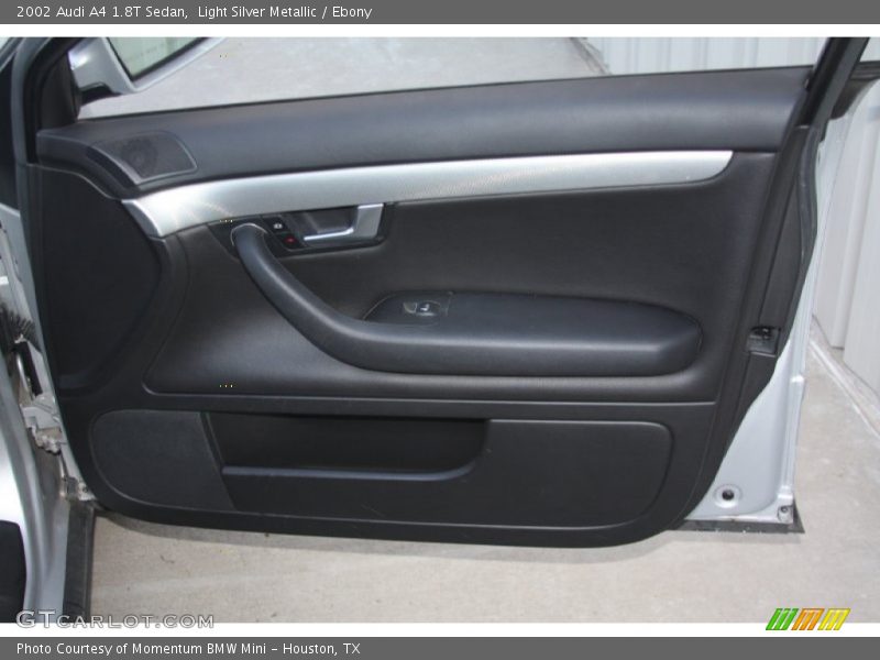 Light Silver Metallic / Ebony 2002 Audi A4 1.8T Sedan