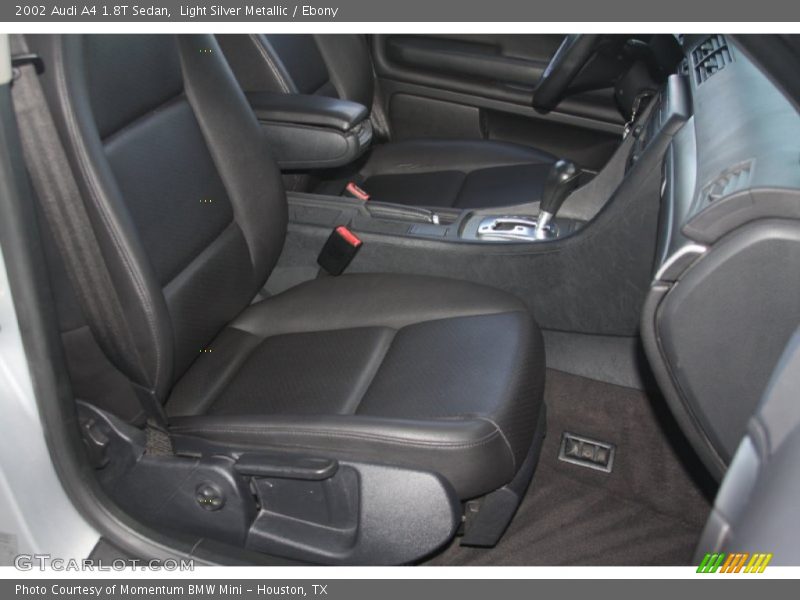 Light Silver Metallic / Ebony 2002 Audi A4 1.8T Sedan