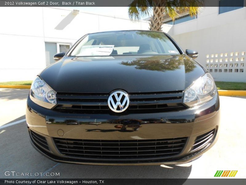 Black / Titan Black 2012 Volkswagen Golf 2 Door