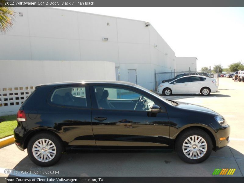 Black / Titan Black 2012 Volkswagen Golf 2 Door