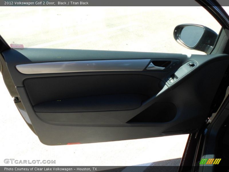 Black / Titan Black 2012 Volkswagen Golf 2 Door