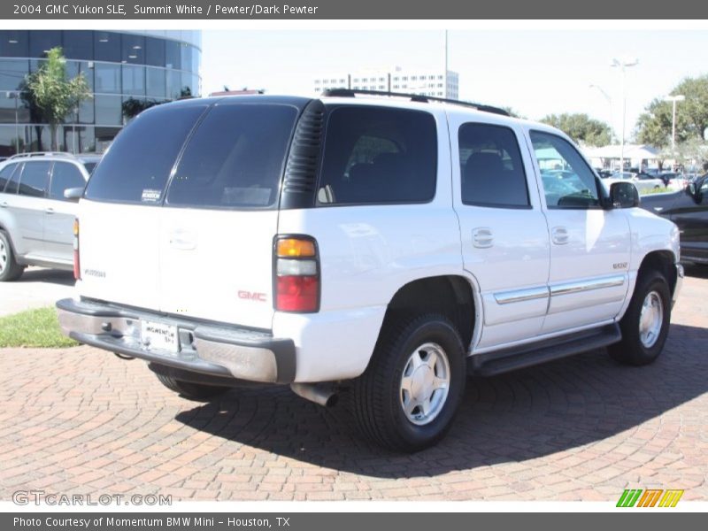 Summit White / Pewter/Dark Pewter 2004 GMC Yukon SLE