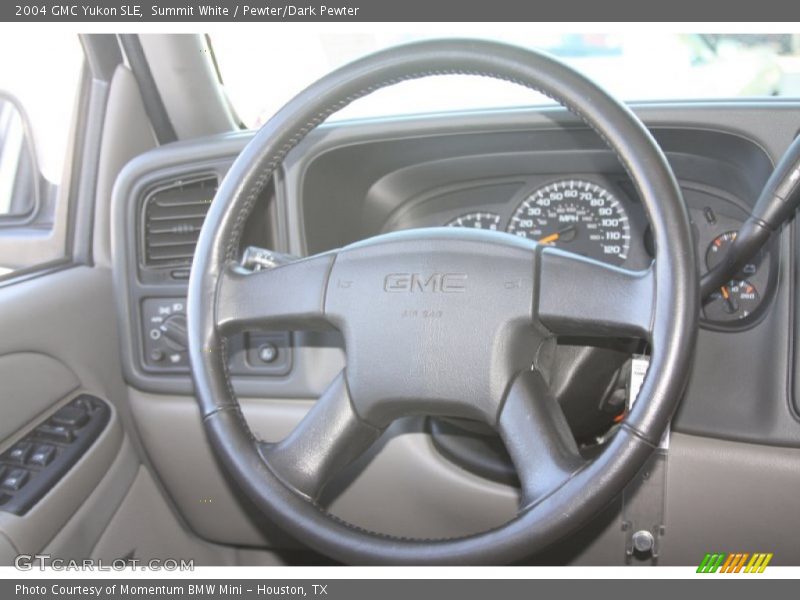 Summit White / Pewter/Dark Pewter 2004 GMC Yukon SLE