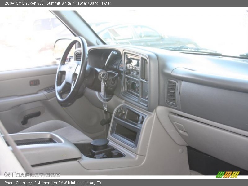 Summit White / Pewter/Dark Pewter 2004 GMC Yukon SLE