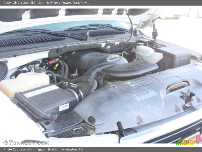 Summit White / Pewter/Dark Pewter 2004 GMC Yukon SLE
