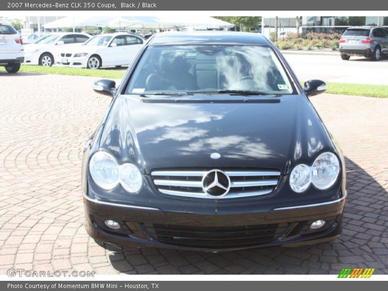 Black / Black 2007 Mercedes-Benz CLK 350 Coupe