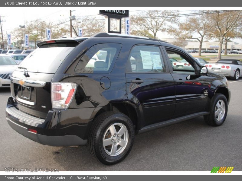 Black / Light Gray 2008 Chevrolet Equinox LS AWD