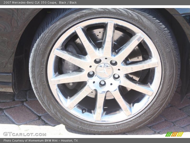 Black / Black 2007 Mercedes-Benz CLK 350 Coupe
