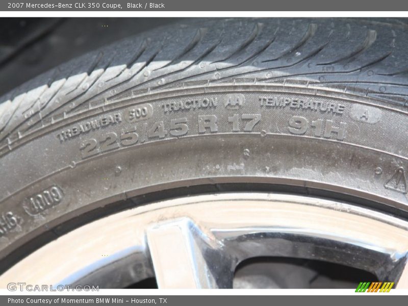 Black / Black 2007 Mercedes-Benz CLK 350 Coupe