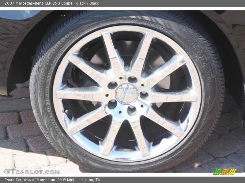 Black / Black 2007 Mercedes-Benz CLK 350 Coupe