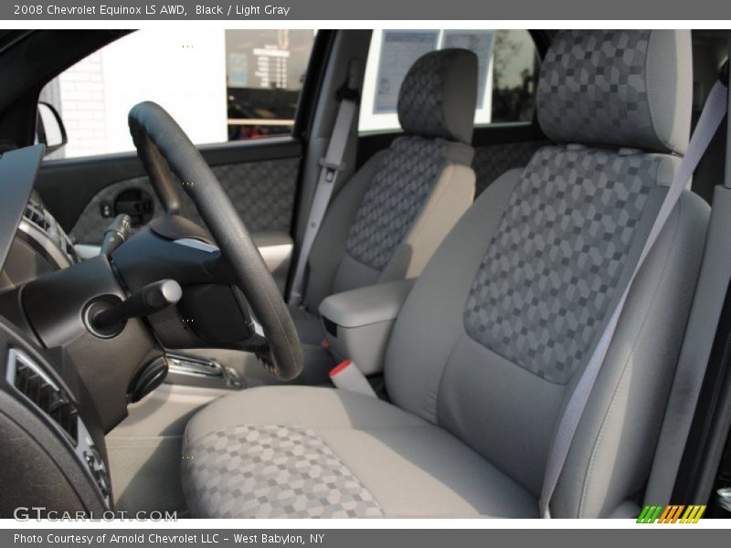 Black / Light Gray 2008 Chevrolet Equinox LS AWD