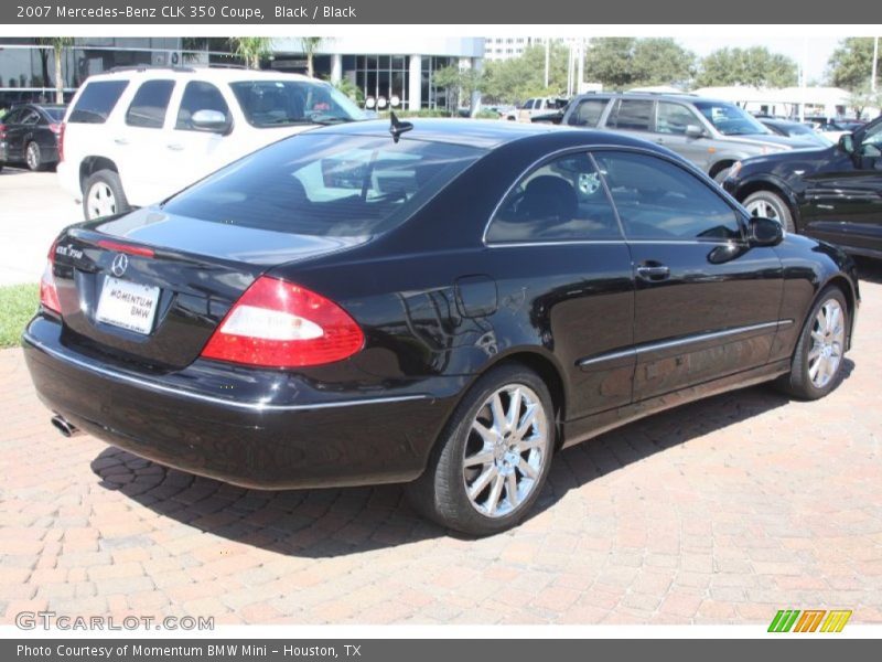 Black / Black 2007 Mercedes-Benz CLK 350 Coupe