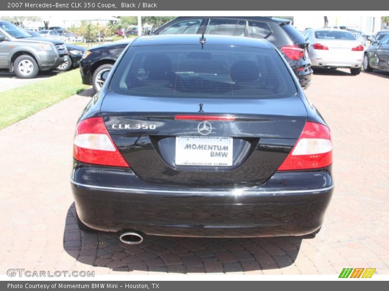 Black / Black 2007 Mercedes-Benz CLK 350 Coupe