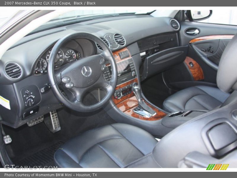 Black / Black 2007 Mercedes-Benz CLK 350 Coupe