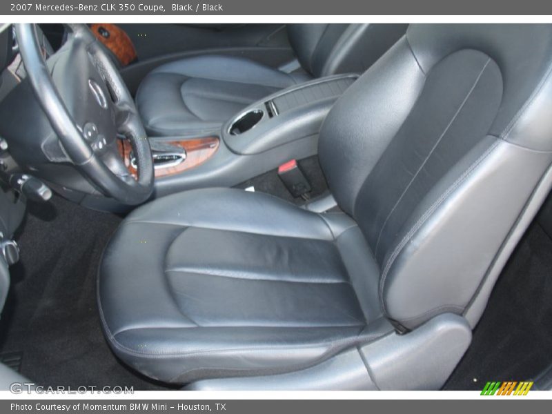 Black / Black 2007 Mercedes-Benz CLK 350 Coupe