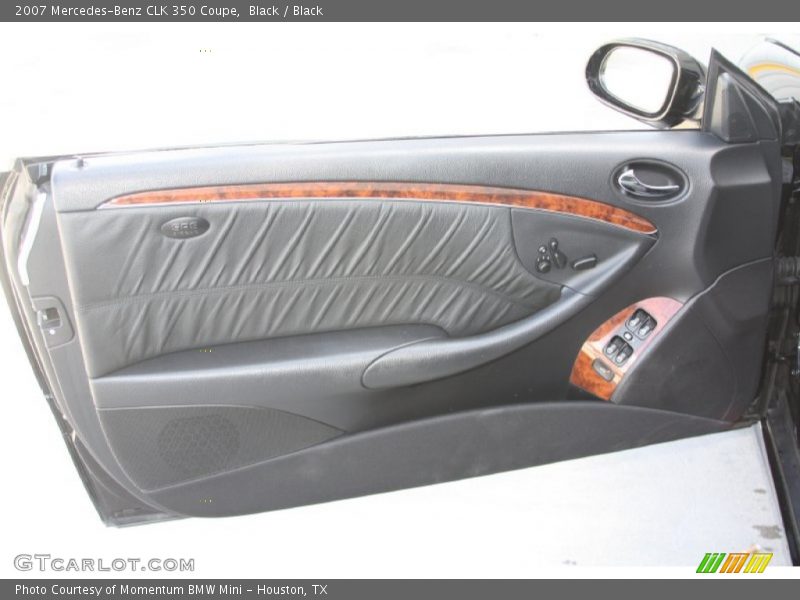 Black / Black 2007 Mercedes-Benz CLK 350 Coupe