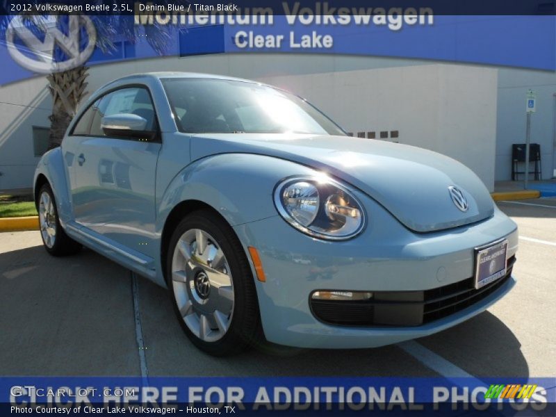 Denim Blue / Titan Black 2012 Volkswagen Beetle 2.5L