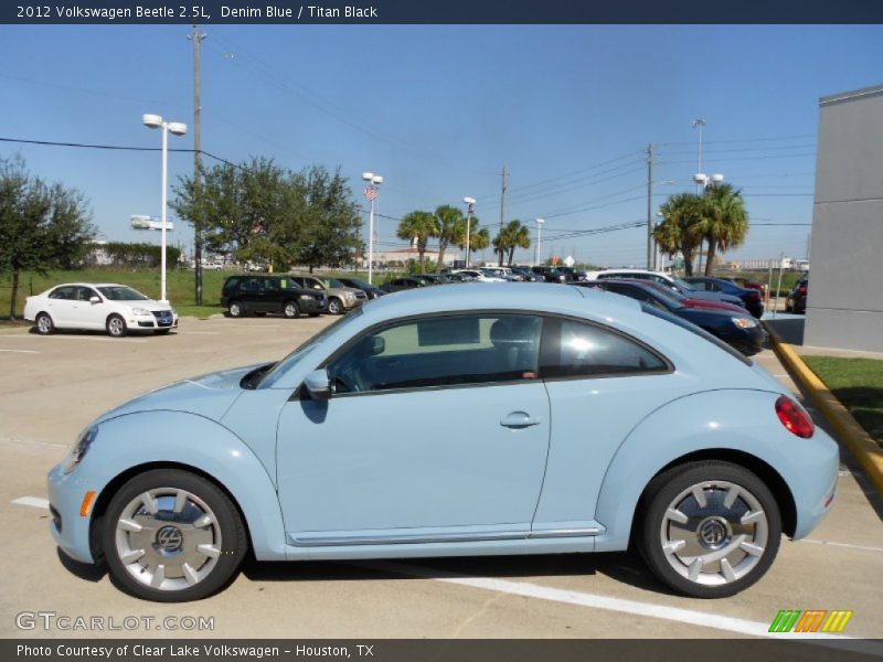 Denim Blue / Titan Black 2012 Volkswagen Beetle 2.5L