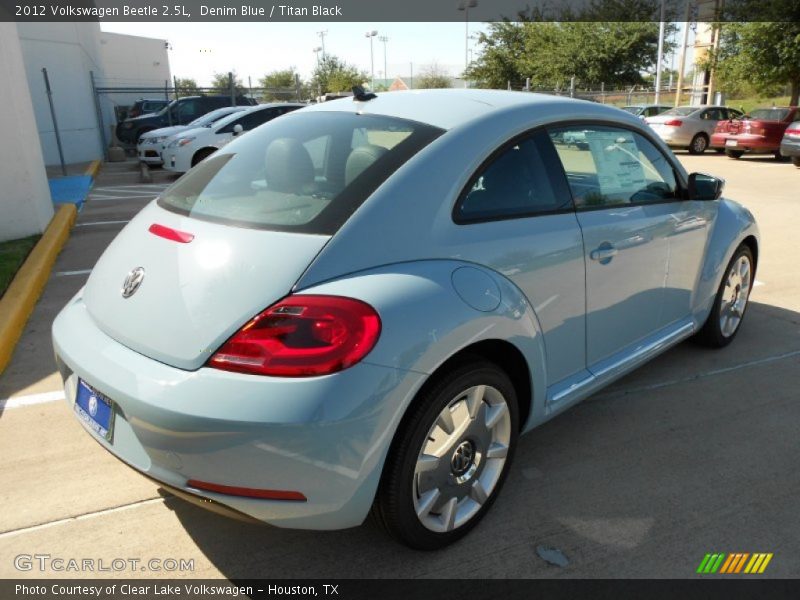 Denim Blue / Titan Black 2012 Volkswagen Beetle 2.5L