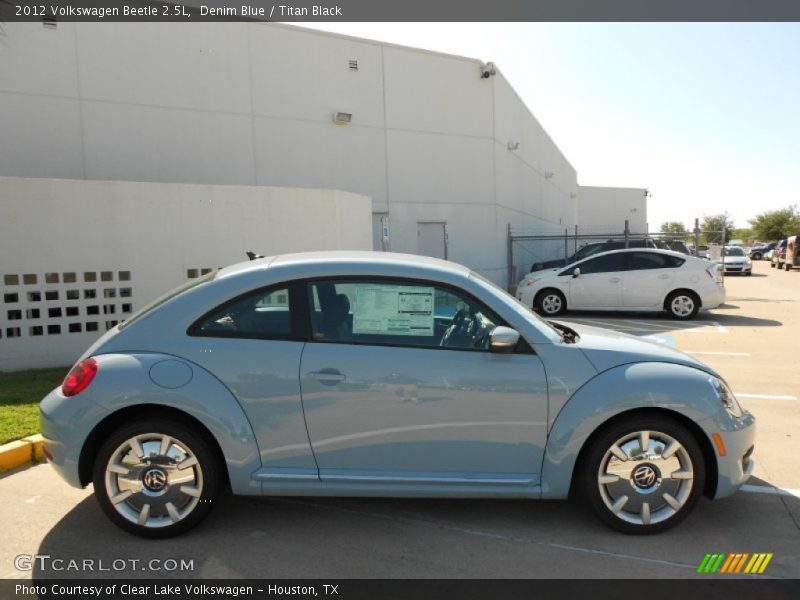Denim Blue / Titan Black 2012 Volkswagen Beetle 2.5L