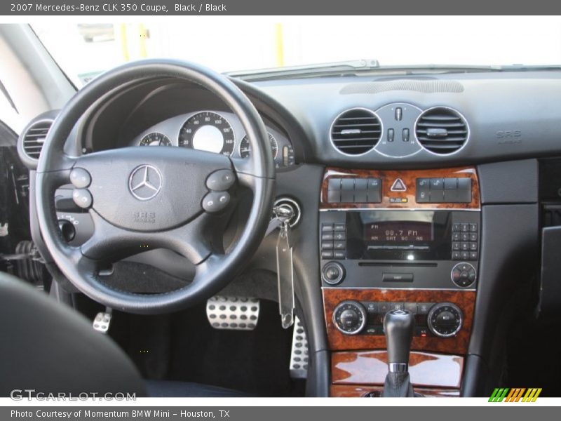 Black / Black 2007 Mercedes-Benz CLK 350 Coupe