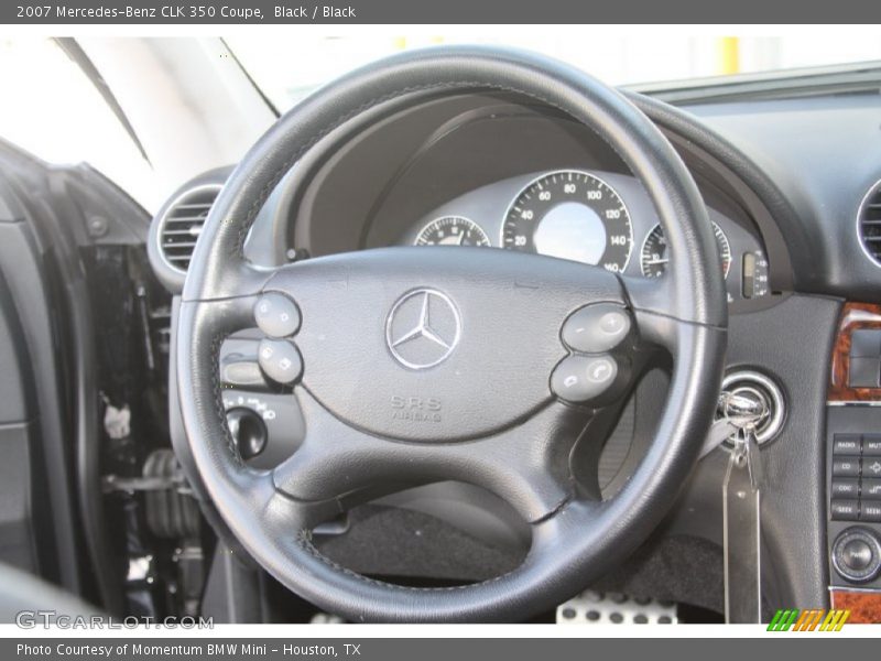 Black / Black 2007 Mercedes-Benz CLK 350 Coupe