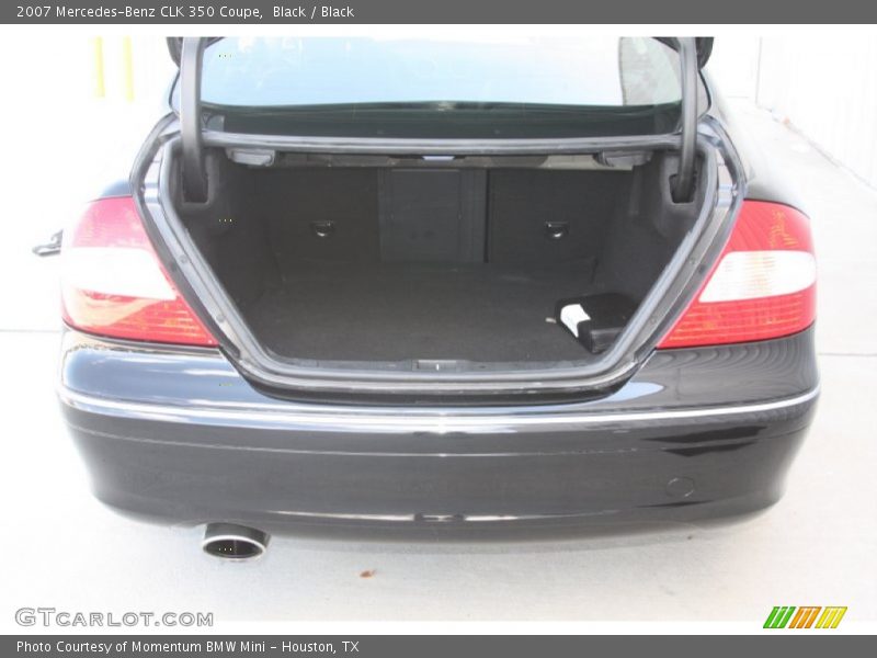 Black / Black 2007 Mercedes-Benz CLK 350 Coupe