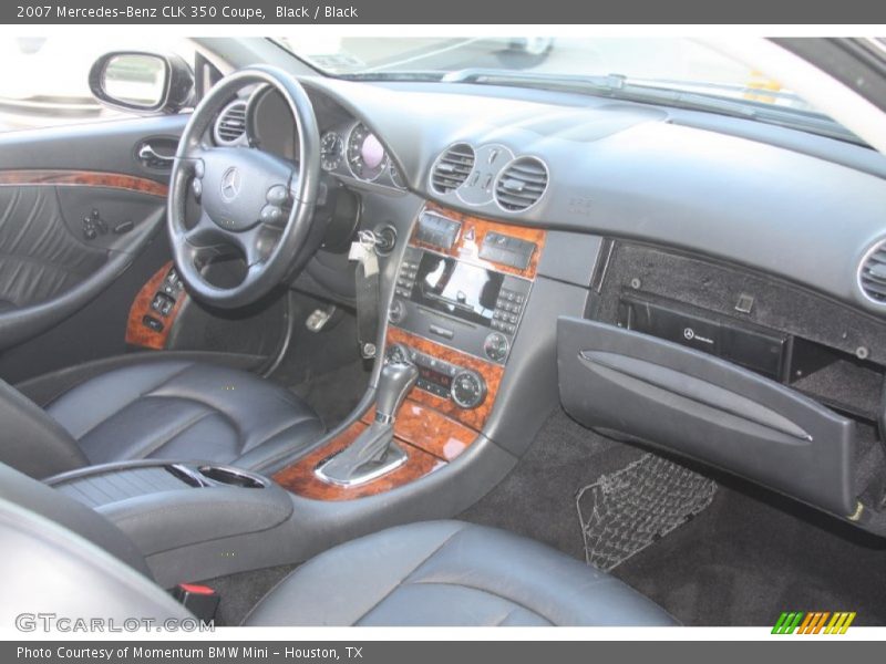 Black / Black 2007 Mercedes-Benz CLK 350 Coupe